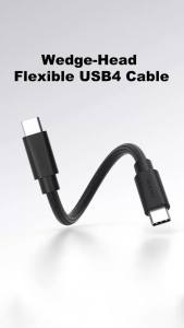 Hagibis | Hagibis USB C to USB C Cable USB 4 Full Function Cable 80Gbps 240W Fast Charging 8K Video Cord For Thunderbolt 5 iPhone 17 Pro