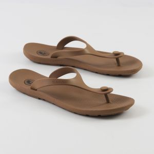 Sendal Jepit Camou Cewek Karet Empuk Simple Elegan 2023 Aesthetic Untuk Harian Nikita Peanut