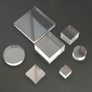 Acrylic Block Base Stand Jewelry Cosmetic Skincare Display High Transparency Photography Props Multi-Functional Plastic Showcase