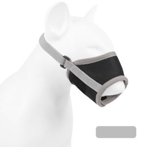 Dog Muzzle Puppy and Large Dog Anti Barking Adjustable Anti-biting Mesh Breathable Soft Pet Mouth Strap Doggie Supplies