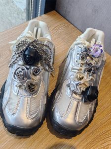 K-style Internet Celebrity Fancy Ballet Style Sneaker Decorative Bowknot Shoe Buckle Y2g Sweet Cool Classic Style Shoe Flower Buckle