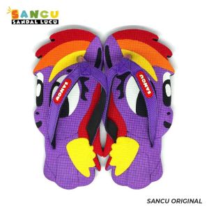Sandal Lucu Sancu Jepit Anak Remaja dan Dewasa Perempuan Karakter Little Pony Unicorn