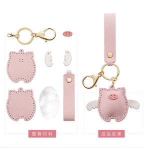 กระเป๋าผู้หญิง DIY ทำมือ วัสดุ หนัง ห้อยรูปจิ้งจอกเล็ก ปีกจิ้งจอก กระเป๋าผู้หญิง กระเป๋าสะพายไหล่ กระเป๋าถือ กระเป๋าถือ