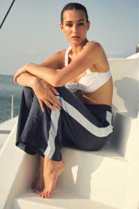 KUKU - Aqua Pants กางเกงขายาว