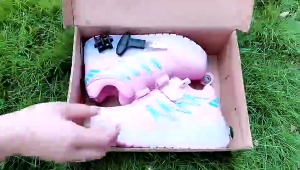 Roller shoes walking shoes Kids Two wheels automatic button invisible skates Fashion girls students with colorful light size32-37 Kids Led Light Shoes Children Roller Skates Boy And Girls Sneaker