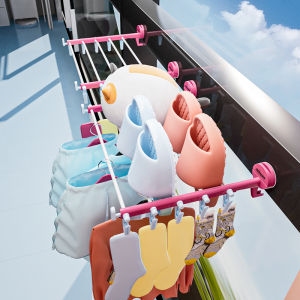 ตู้อบแบบพับได้ ตู้อบแบบพับได้สำหรับผ้าชั้นใน หลายตะขอ ใช้ได้ทุกครัวเรือน ไม่ต้องเจาะ ตั้งได้ที่กำแพง ตู้อบผ้าชั้นในแบบดีไซน์ยูนิเซ็กซ์