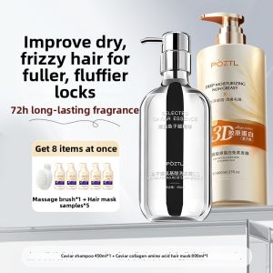 Pozitilan | Caviar Oil Control Anti-Dandruff Itchy Scalp Relief Shiny Nourishing Shampoo