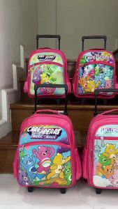 ใหม่ล่าสุด กระเป๋าหมีแคร์แบร์ ลาบูบู้ Wheal กระเป๋านักเรียนล้อลาก 13 นิ้ว กระเป๋าเด็ก กระเป๋าเป้สะพายมีล้อ เหมาะกับน้องอนุบาล