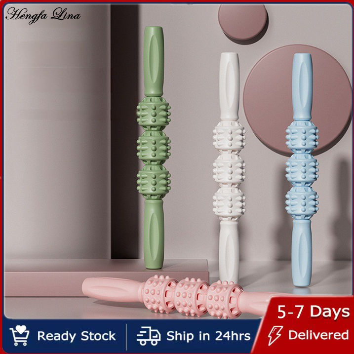 Hengfa Lina Muscle Massage Stick Roller Wolf Tooth Stick Anti Cellulite