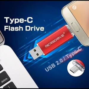 Type-C USB Flash Drive 128MB 4GB 8GB 16GB 32GB 64GB 128GB Pendrive High Speed OTG Dual-Purpose Disk for Mobile Desktop Laptop PC
