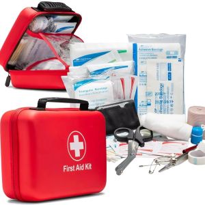 Portable First Aid Kit For Outdoor Adventures Hiking Car Traveling And Camping (First Aid Kit Does Not Include Medication)