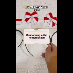 Bando HUT RI / Bando Tuing Kemerdekaan Lucu / Bando Lucu Agustusan / Aksesoris Kemerdekaan