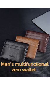 BAELLERRY D5110 Dompet Kartu Pria Wanita Bahan Kulit PU Leather Premium BAEOS