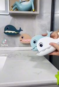 Kệ Xà Phòng Hình Cá Voi Siêu Dễ Thương Khay Đựng Xà Bông Cục Cho Nhà Tắm Dán Tường Siêu Chắc Chắn Loại Trùm Sỉ Gia Thành