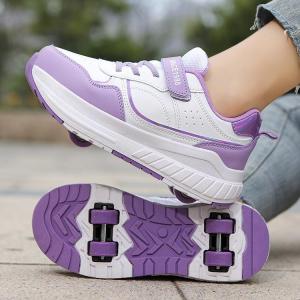 Transformable Roller Shoes 4-Wheels