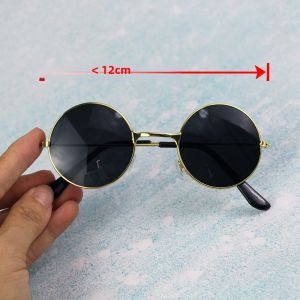 Childrens Sunglasses round Frame Prince Glasses Childrens Special and Ins Props Dancing Show Sun Glasses