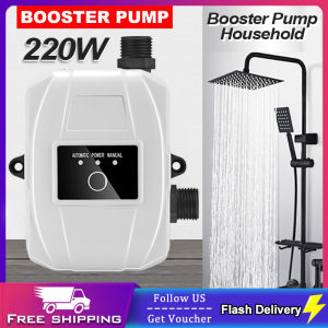 Automatic 220w 24v Dc Small Water Pump Powr Booster Pump Water Pressure Bathroom Tap Pressurize Water Pump For Water Heater For Shower With Bladder Tank 1hp Water Master Set Portable