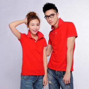 Summer Hotel Catering Hot Pot Shop Work Clothes Short Sleeve Custom Waiter Parka Advertising Shirt T-Shirt Printed Logo Word