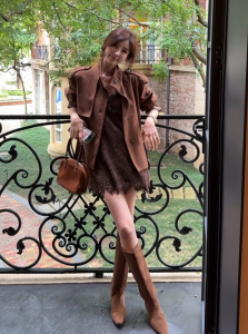 DANTING | Korean Style Early Autumn Outfit Two Piece Set