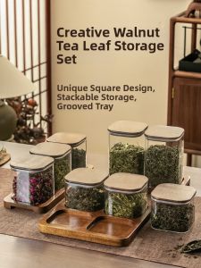 CRISTALGLASS | Sealed Tea Storage Container
