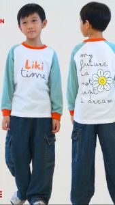 เสื้อยืดแขนยาวเด็ก LIKI X My future