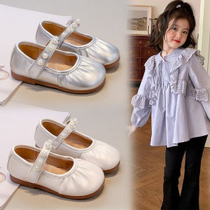 Elegant Pearl Princess Soft Sole Childs Shoes