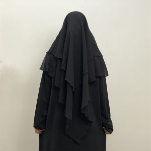 Khimar High Quality Nida Muslim EID Ramadan Islamic Clothing Tie Back Overhead Prayer Scarf Women Hijab