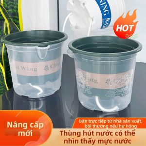 Chậu Hoa Nhựa Dễ Chăm Sóc Có Khoang Tự Tưới Nước