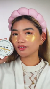 [NEW] LANBENA 24K Gold Collagen Eye Patch Mengurangi Kantung Mata Lingkaran Hitam Masker Mata Anti Penuaan Kerutan dan Kantung Mata Bengkak Masker Mata Hyaluronic Perawatan Mata Perawatan Mata Masker Mata 60Pcs