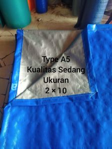 terpal plastik type A5 ukuran 2 × 10 meter