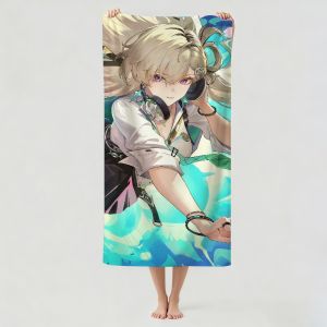 Hasbro | Game Lynae Wuthering Waves Towel Drying Bath Towel Applicable To Light Swimming Camping Yoga Beach Out