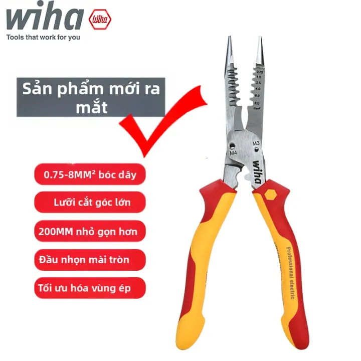 Wiha | Kìm Điện Đa Năng Cách Điện | Lazada.vn