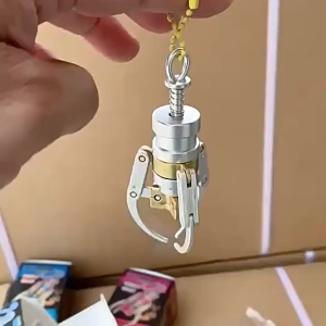 คลายซิปเครื่องจับตุ๊กตาเทรนด์ใหม่สามารถหนีบคลิปจำลองจี้กรงเล็บโลหะผสมขนาดเล็กสำหรับเด็กชายและเด็กหญิงของเล่นพวงกุญแจขนาดเล็ก