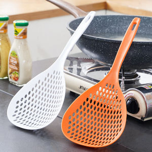 AmoKi Colander Spoon Noodles Food Drain Strainers Kitchen Soup Japanese-style Large Spoons