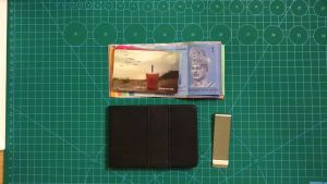 TC BW-011 Metal Clip Slim Wallet Card Holder Metal Money Clip Compartment For Men Women