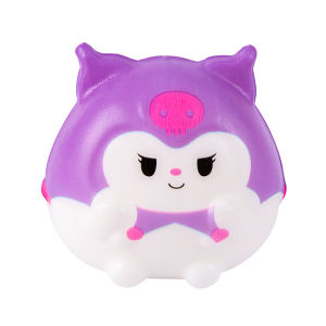 Sanrio Cute Slow Rebound Stress Relieving Artifact Kuromi Cinnamoroll Stress Relieving and Ventilating Girl Gift Small Toy