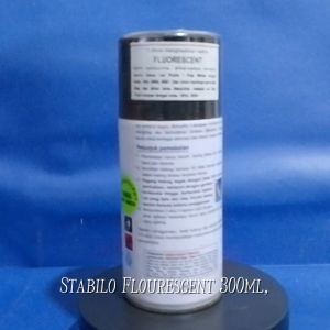 Cat Semprot Spray Paint BWIN STABILO FLOURESCENT RED 8991 bukan pylox 300ml Merah Cabai darah