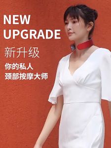 ZEEGO Multifunction Neck Massager Electric With 8 Head Massager Pulse Heating Therapy Instrument 颈椎按摩仪
