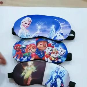 Paw Patrol | Paw Patrol Anime Hot Cold Compress Eye Mask Sleep Blackout for Kids Students Custom Logo Soft Comfort Travel Premium Gift