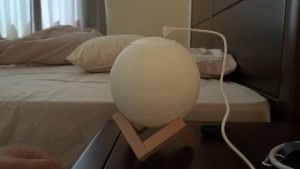 USB Humidifier 880ml 3D Moon Lamp Night Light Aroma Diffuser Ultrasonic Essential Oil Purifier