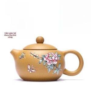 Đồng Phục Trà Thủ Công Nguyên Khoáng Màu Vẽ Chân Thực Đồ Dùng Ăn Uống Cổ Điển Phong Cách Trung Hoa Dụng Cụ Pha Trà Dụng Cụ Pha Trà