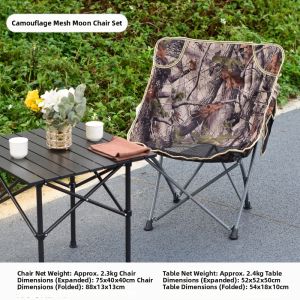 YINGLE | Backrest Camping Chair Portable Folding