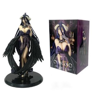 Bandai | 24cm OVERLORD King of the Undead Albedo Armor Design Model Figure Collection Series Doll Toys Fans Birthday Gifts