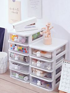 ALX MALAYSIA Desktop 5 Tiers Mini Storage Drawer Box Office Stationery Storage Box Organizer Cosmetic Storage Kotak Laci 桌面收納盒