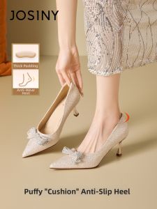 Josiny | Bridal Sharp Toe High Heels Comfortable and Beautiful 2026 Spring Summer