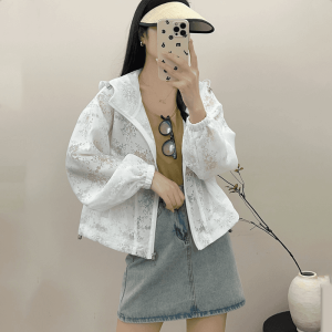 Shalldoer | Lace Hollow-out Breathable Sun-protective Womens Cardigan
