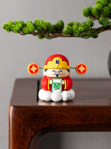 LONGKUI | Lucky God Statue Desktop Car Decoration