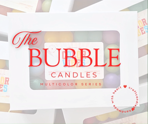 MINI BUBBLE SCENTED CANDLES ASSORTED COLORS: (12pcs/pack) COLOR VIBES by CraftCandle