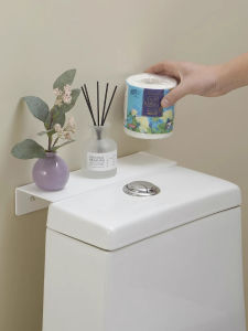 Bathroom Toilet Gap Cover Board Laundry Machine Partition Shelf Storage Rack Acrylic Material No Drilling Required Installation