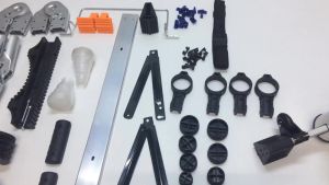 Chân thang chữ A JIROSHI Phụ Kiện Chân đen kẹp thanh nhôm ngang JIROSHI Bộ Giằng Bậc Jiroshi - Lazada